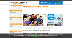 Desktop Screenshot of germanlanguageguide.com
